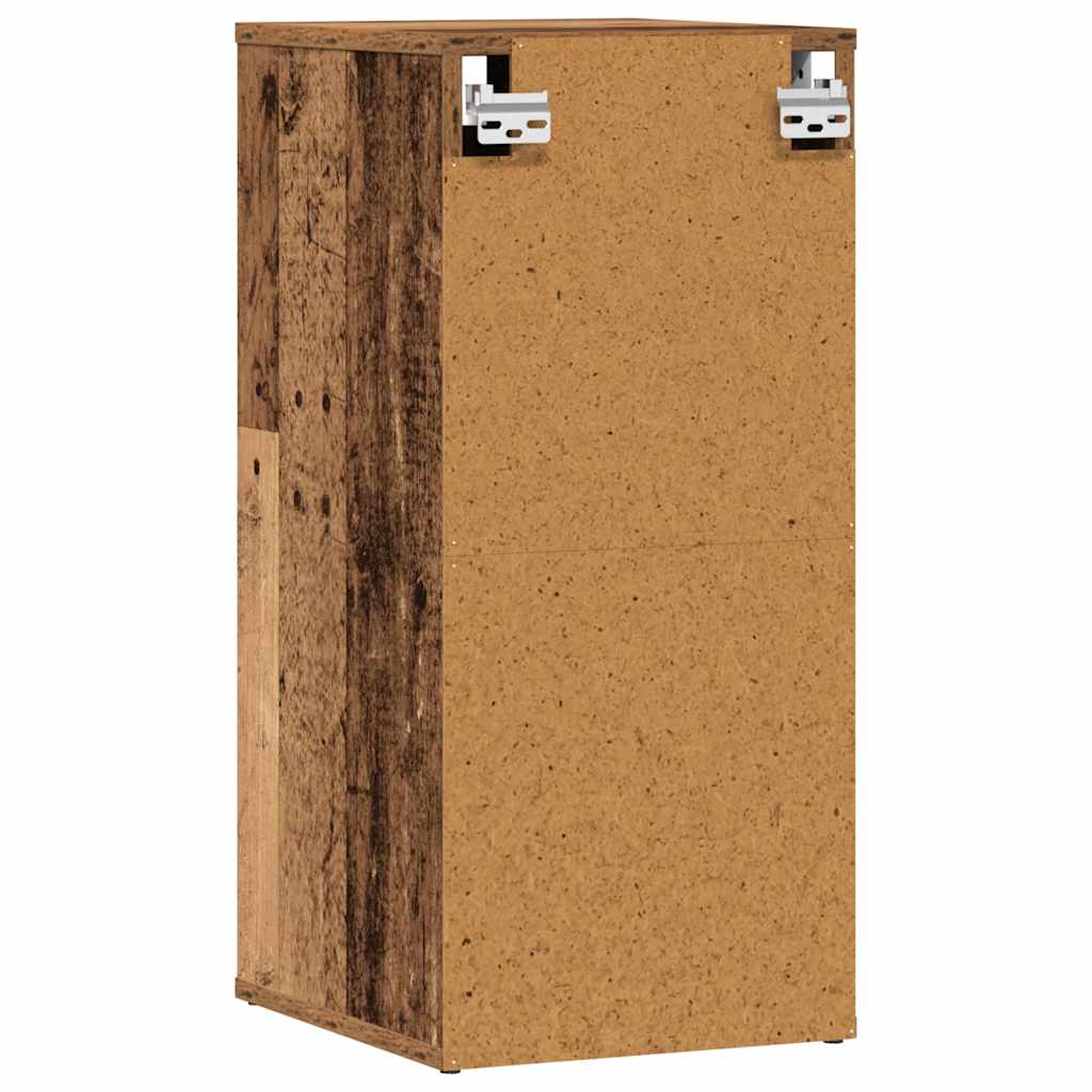Skoskap gammelt tre 32x35x70 cm konstruert tre