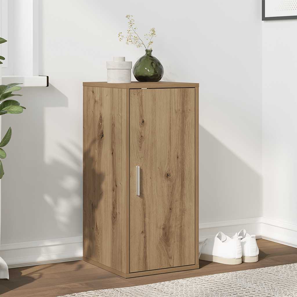 Skoskap artisan eik 32x35x70 cm konstruert tre