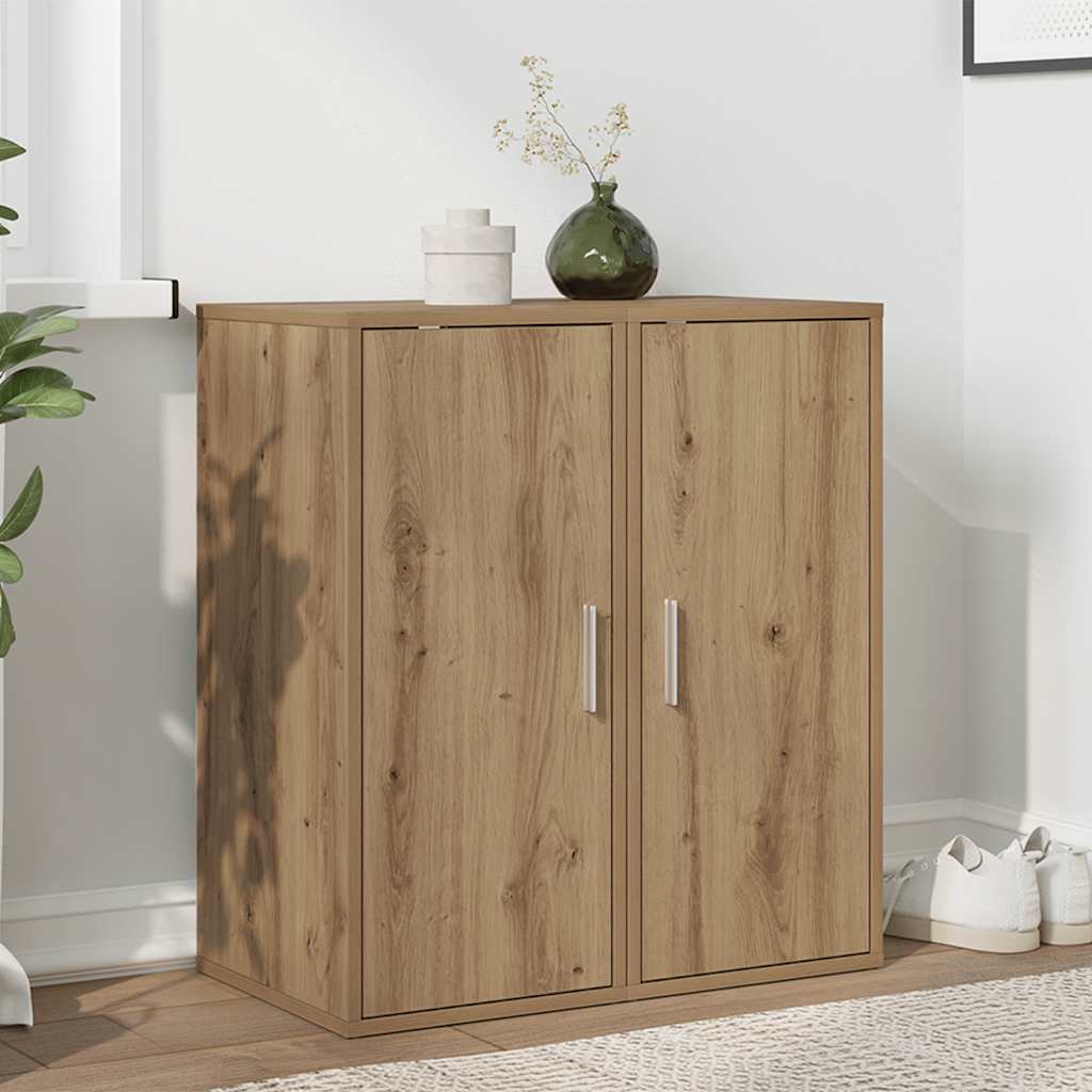 Skohyller svart 2 stk artisan eik 32x35x70 cm konstruert tre