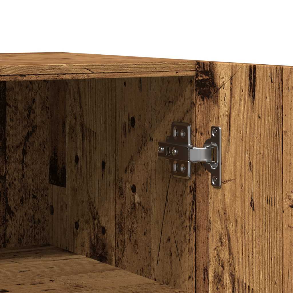 Skjenk gammelt tre 100x36x60 cm konstruert tre