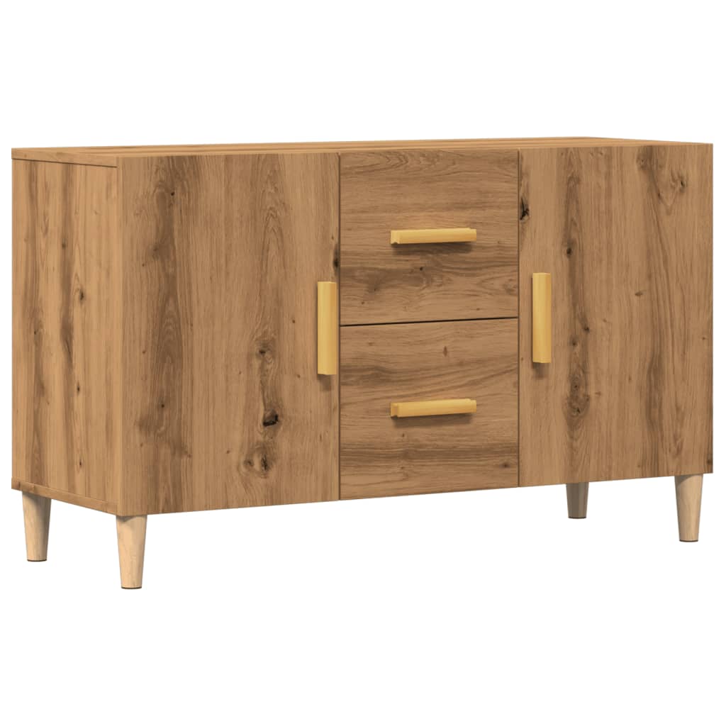 Skjenk artisan eik 100x36x60 cm konstruert tre