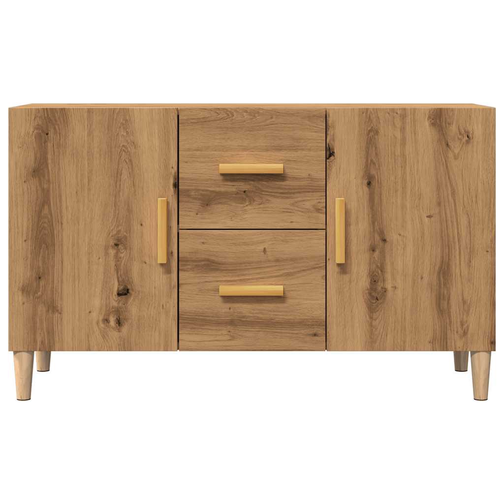 Skjenk artisan eik 100x36x60 cm konstruert tre