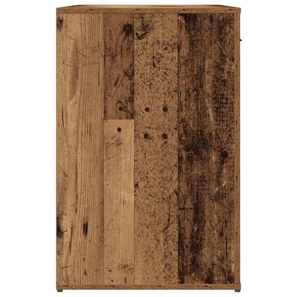 Skrivebord gammelt tre 100x49x75 cm konstruert tre
