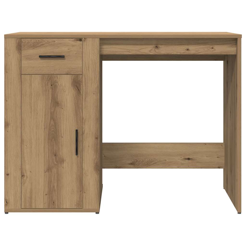 Skrivebord artisan eik 100x49x75 cm konstruert tre