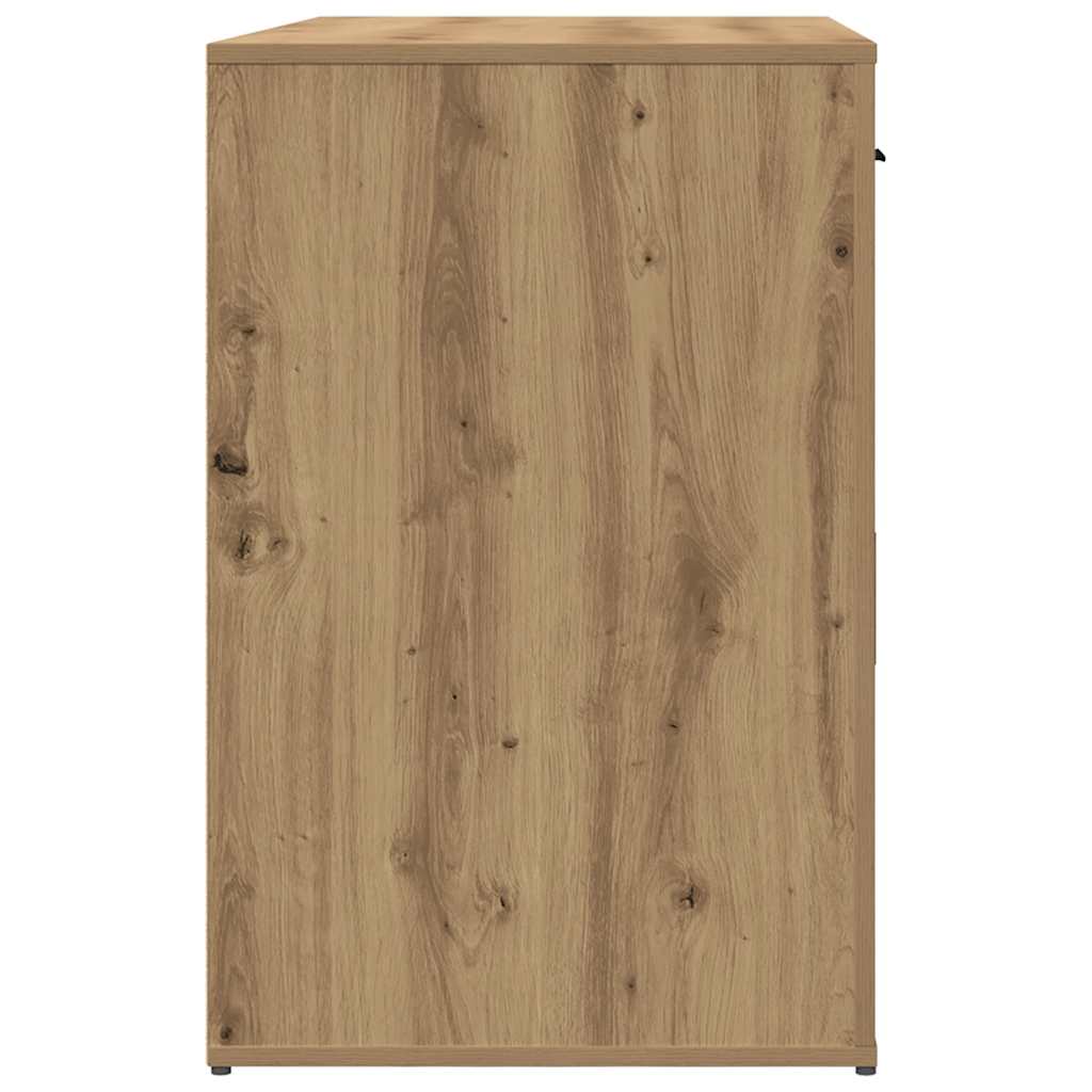 Skrivebord artisan eik 100x49x75 cm konstruert tre