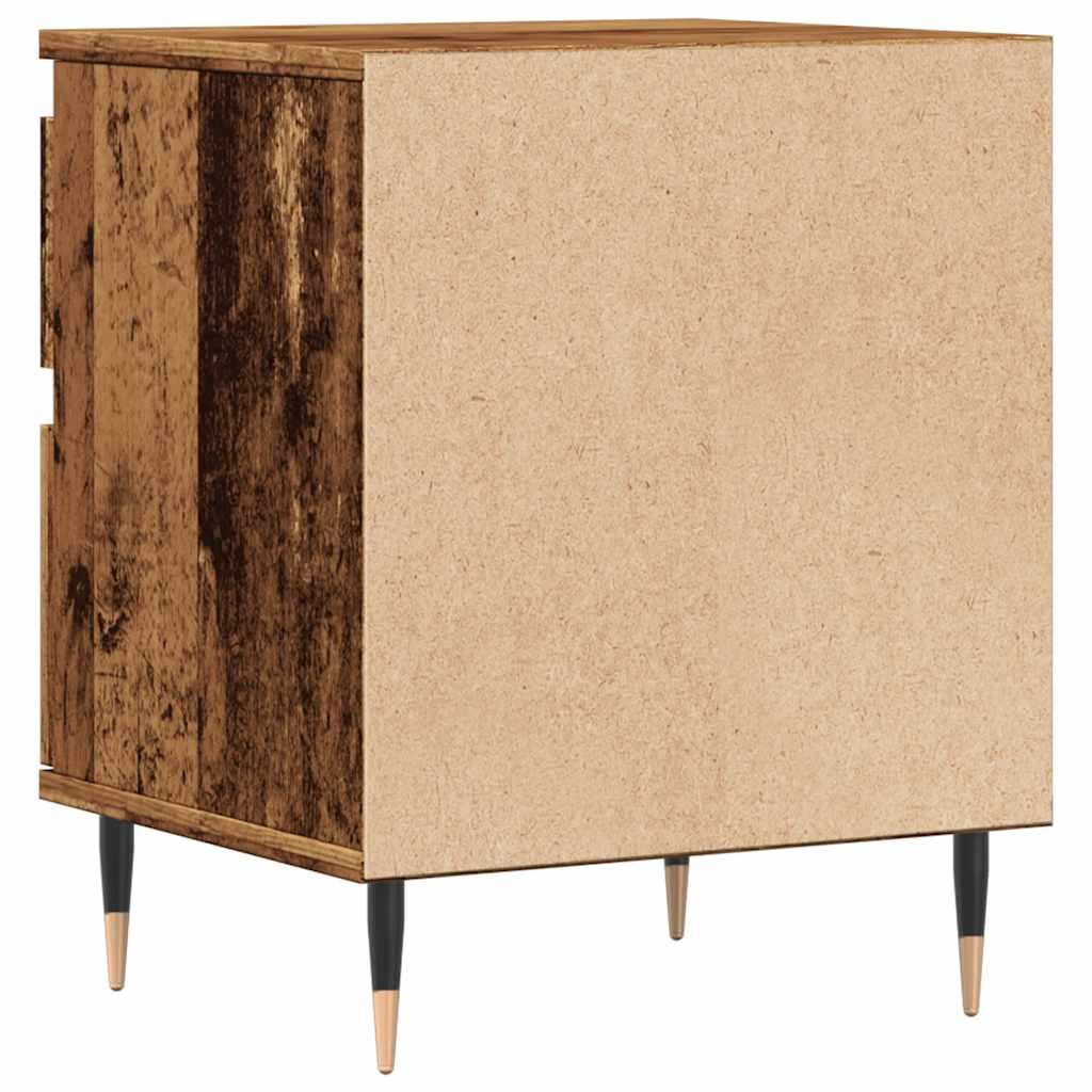 Nattbord gammelt tre 40x35x50 cm konstruert tre