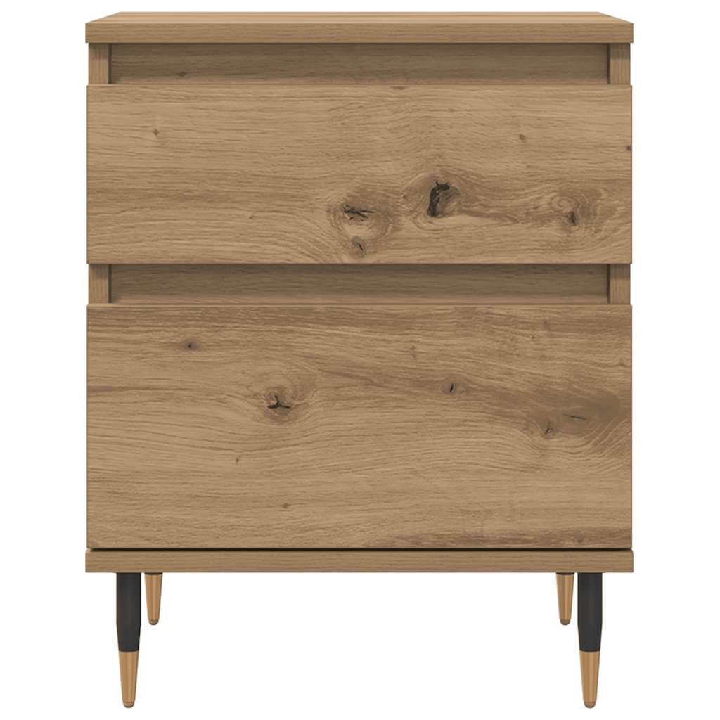 Nattbord 2 stk artisan eik 40x35x50 cm konstruert tre