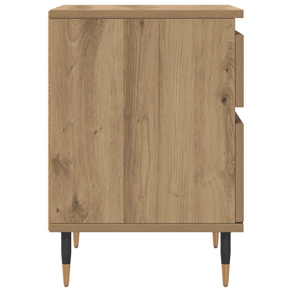 Nattbord 2 stk artisan eik 40x35x50 cm konstruert tre
