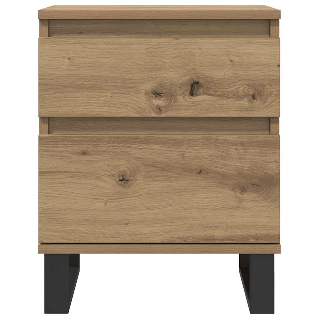 Nattbord 2 stk artisan eik 40x35x50 cm konstruert tre