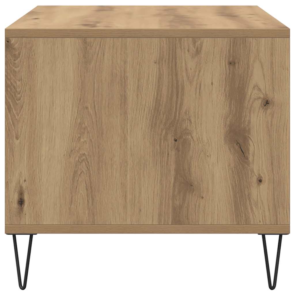 Salongbord artisan eik 90x49x45 cm konstruert tre