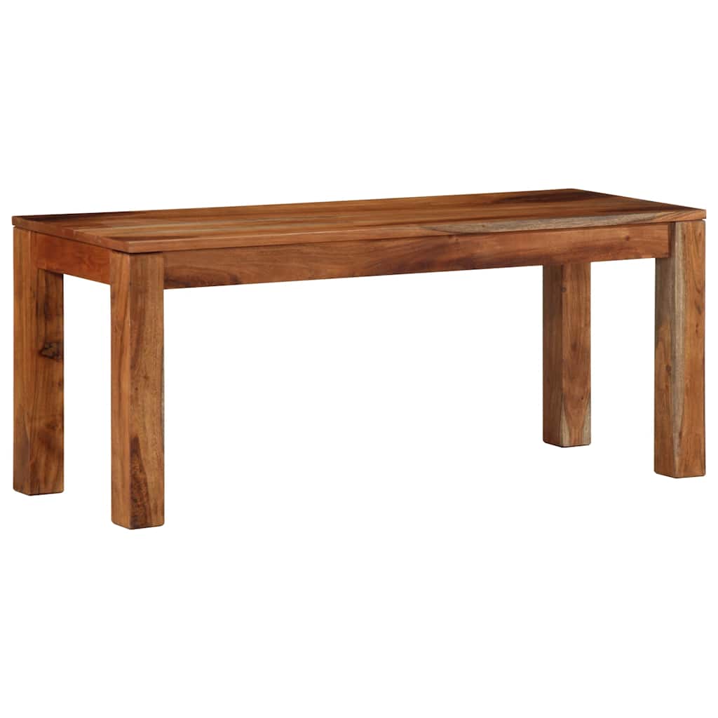 Benk 110 cm heltre akasie