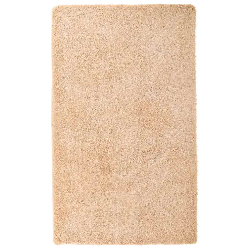 Flossteppe med lang luv NAVARRA beige 60x100 cm polyester