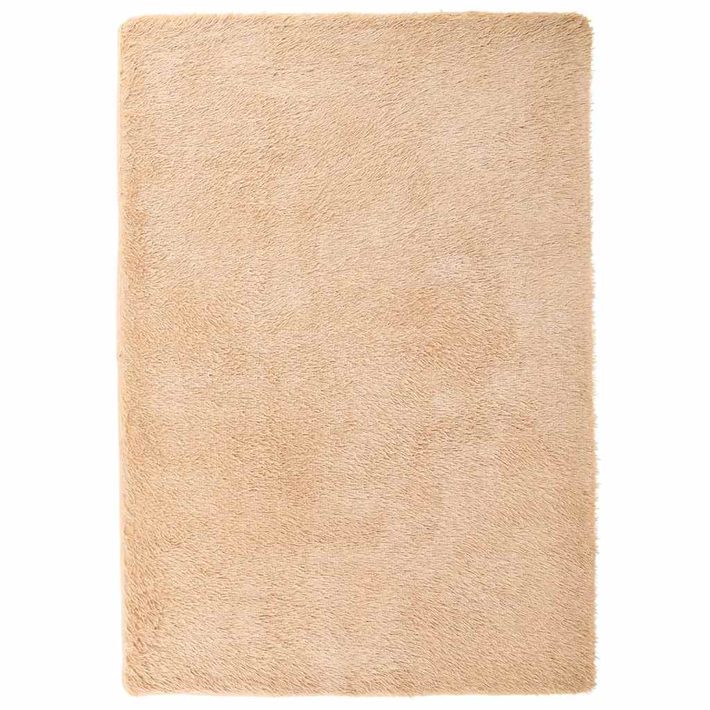 Flossteppe med lang luv NAVARRA beige 120x170 cm polyester