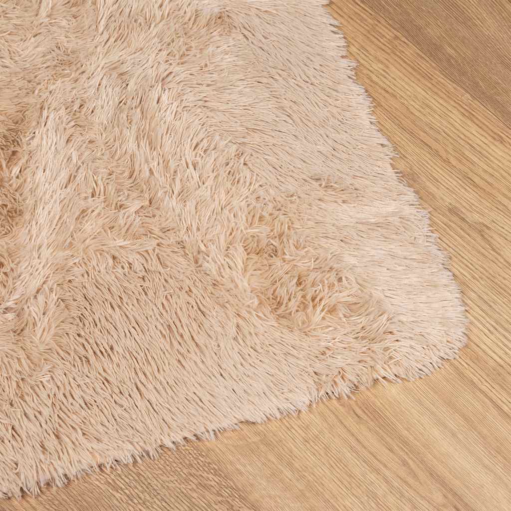 Flossteppe med lang luv NAVARRA beige 120x170 cm polyester