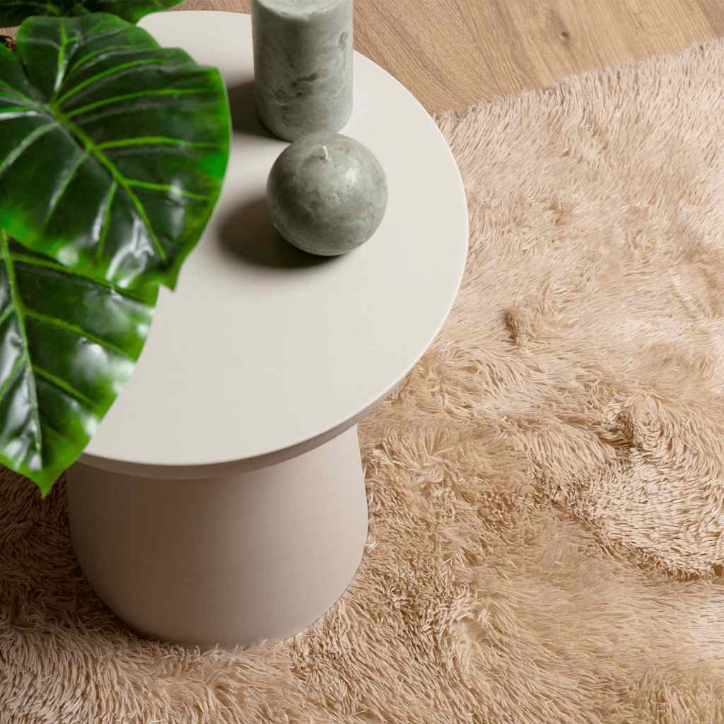 Flossteppe med lang luv NAVARRA beige 130x200 cm polyester