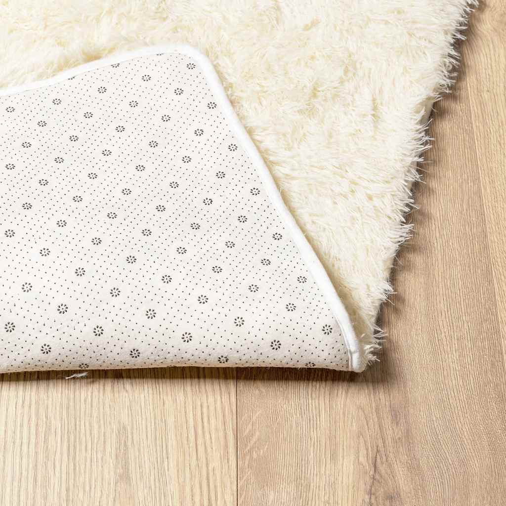 Flossteppe med lang luv NAVARRA krem 130x200 cm polyester