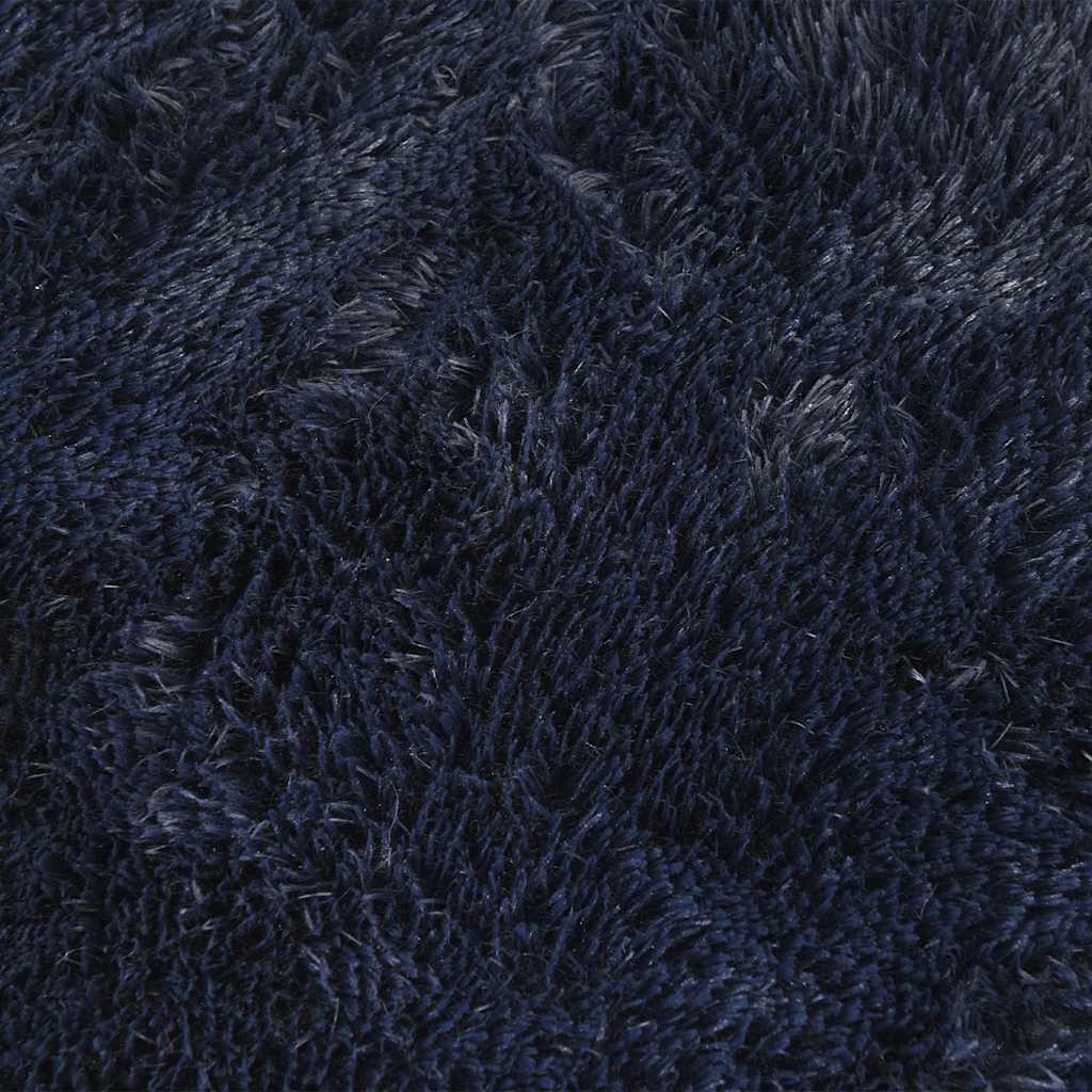 Flossteppe med lang luv NAVARRA marine 130x200 cm polyester vidaXL
