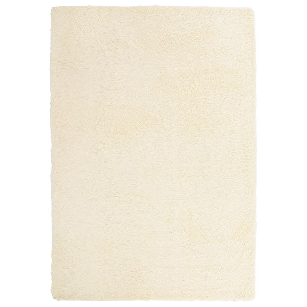 Flossteppe med lang luv NAVARRA krem 160x230 cm polyester