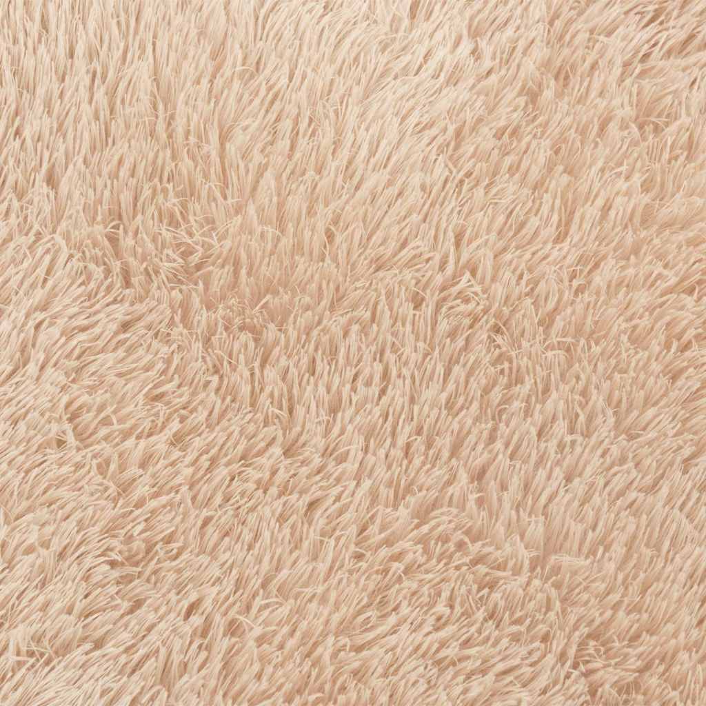 Flossteppe med lang luv NAVARRA beige 200x200 cm polyester
