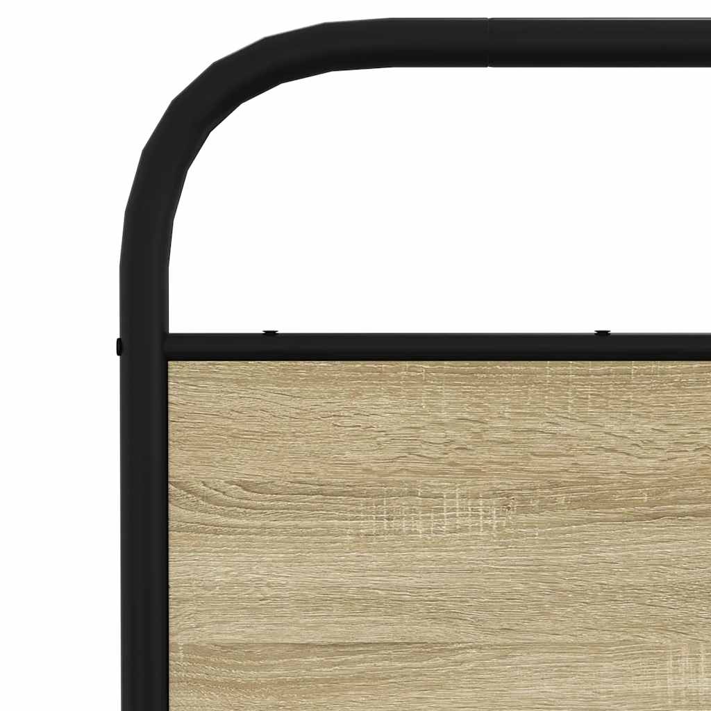 Sengeramme uten madrass sonoma eik 120x190 cm konstruert tre