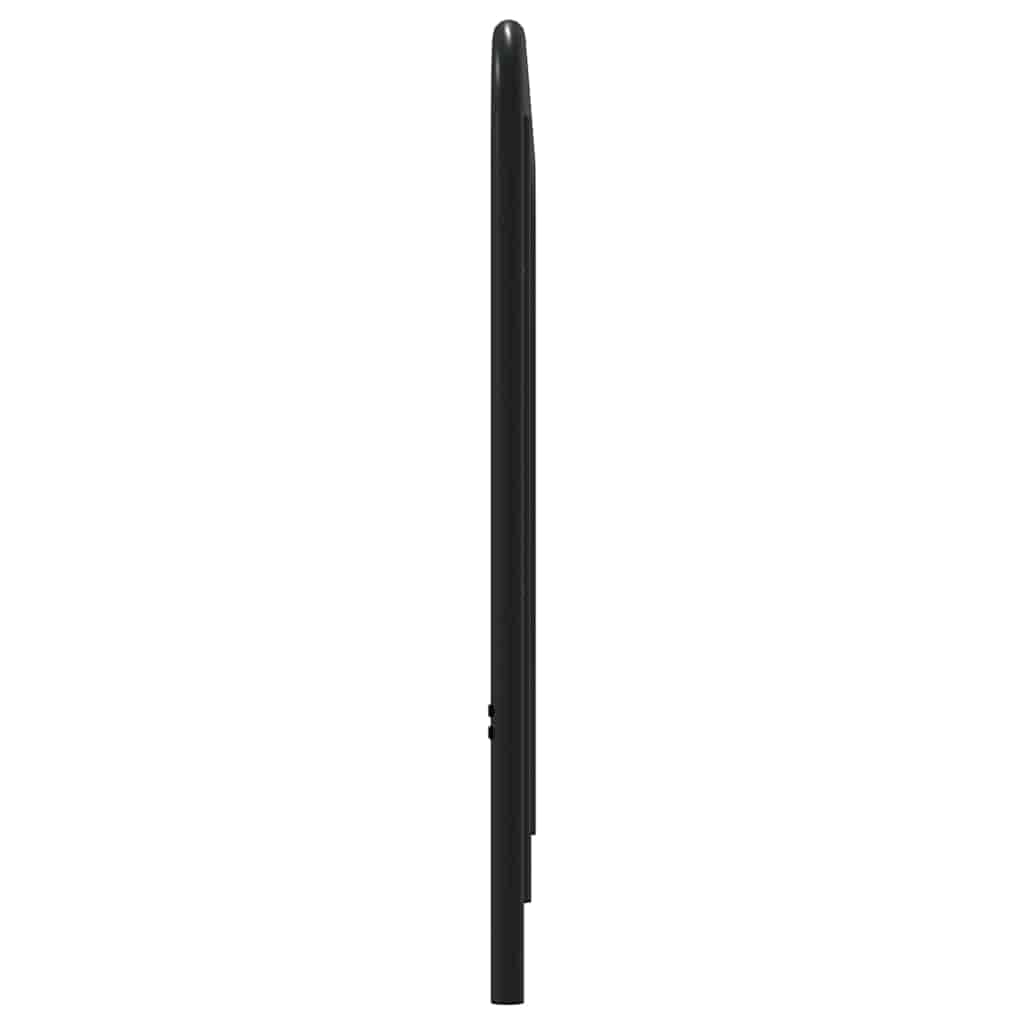 Utskiftbar sengegavl sonoma eik 180 cm stål og konstruert tre