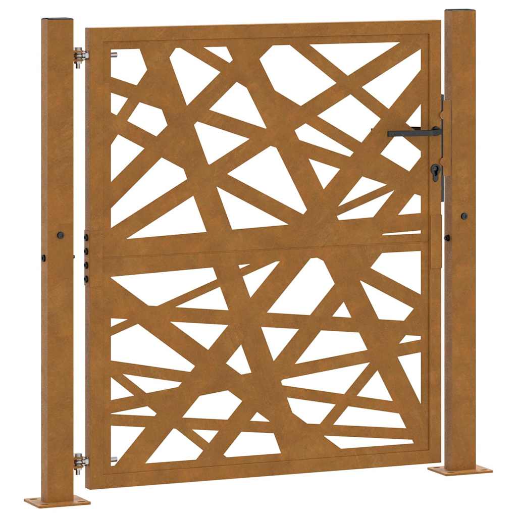 Hageport 100x100 cm værbestandig stållampedesign