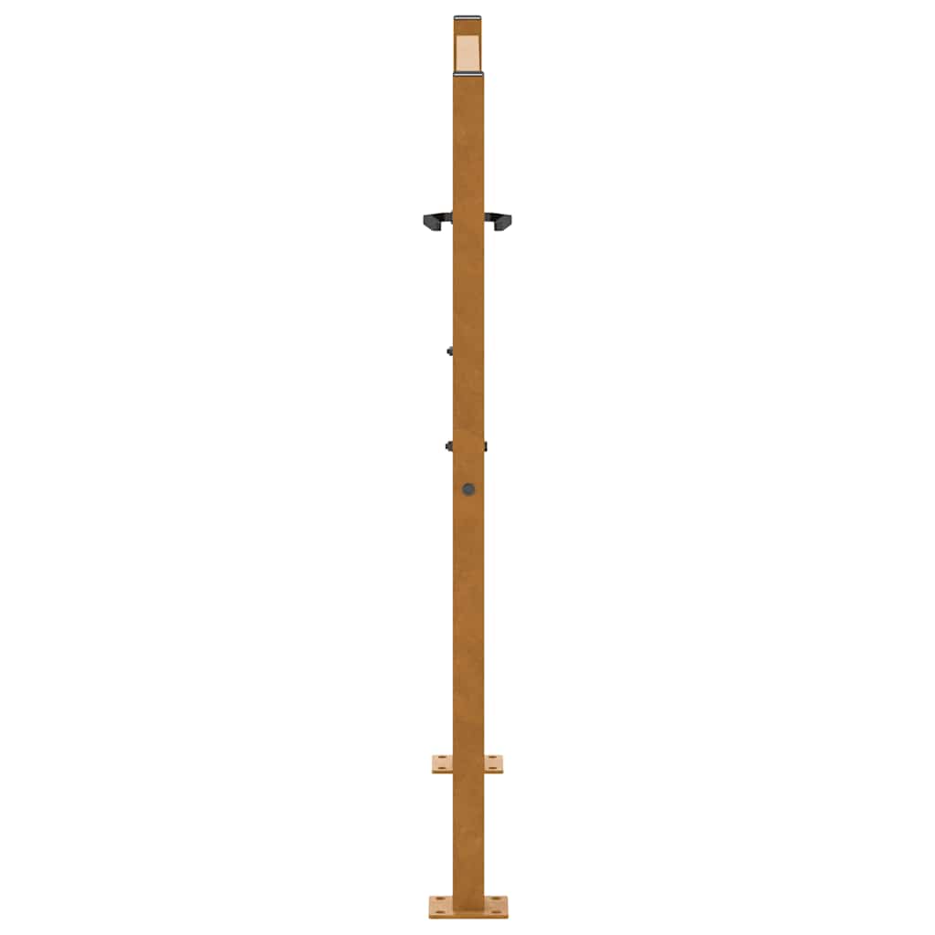 Hageport 100x100 cm værbestandig stållampedesign
