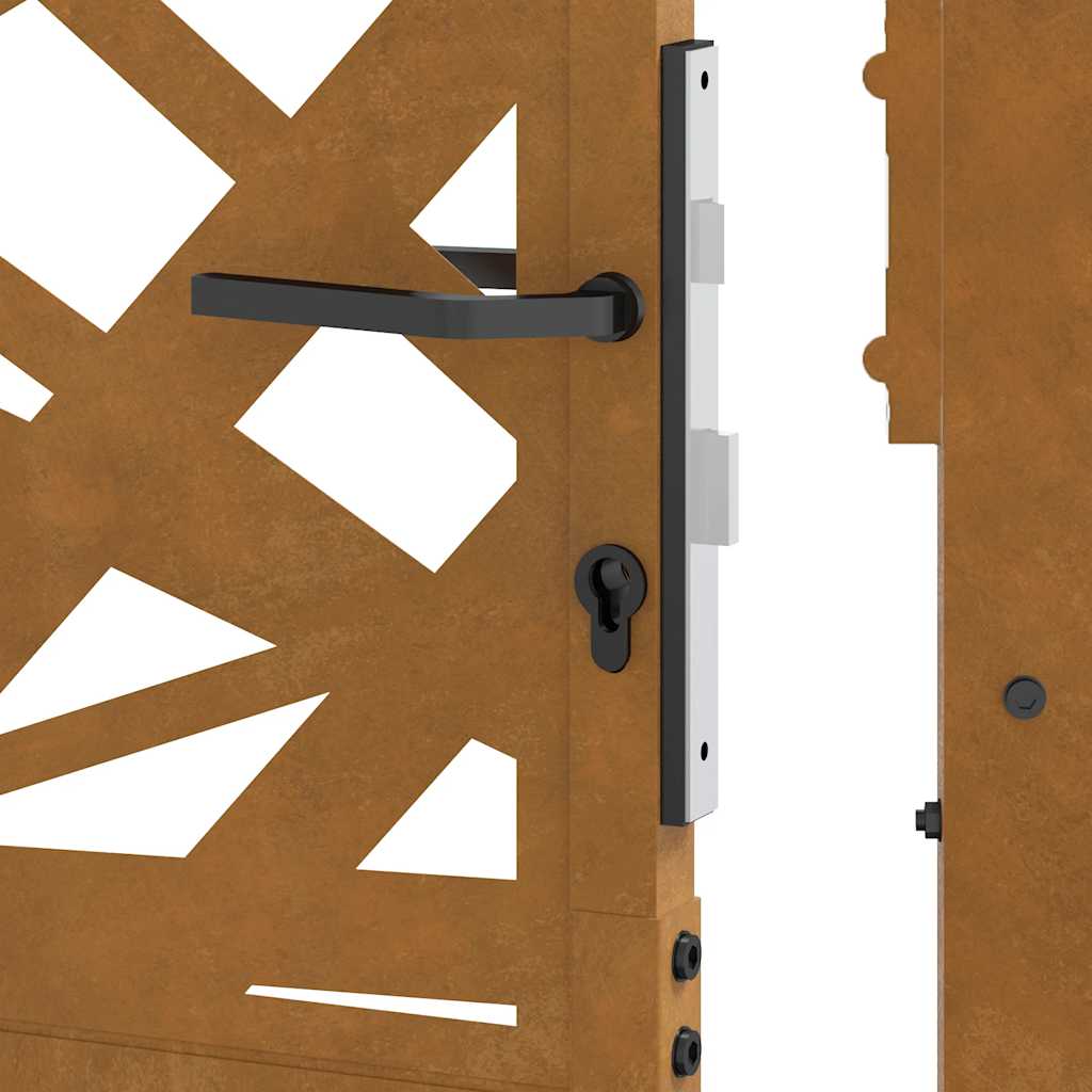 Hageport 100x100 cm værbestandig stållampedesign