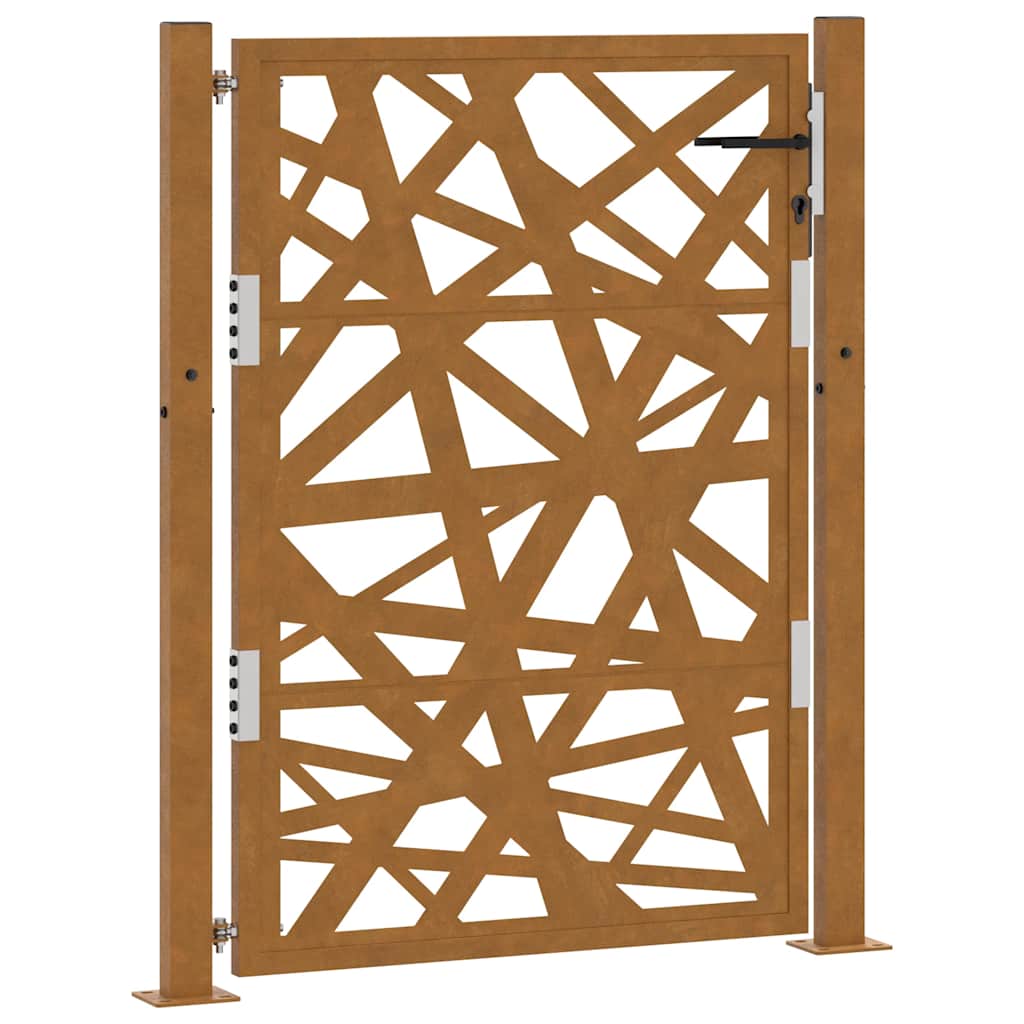 Hageport 100x125 cm værbestandig stållampedesign