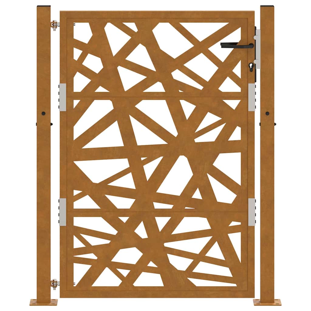 Hageport 100x125 cm værbestandig stållampedesign