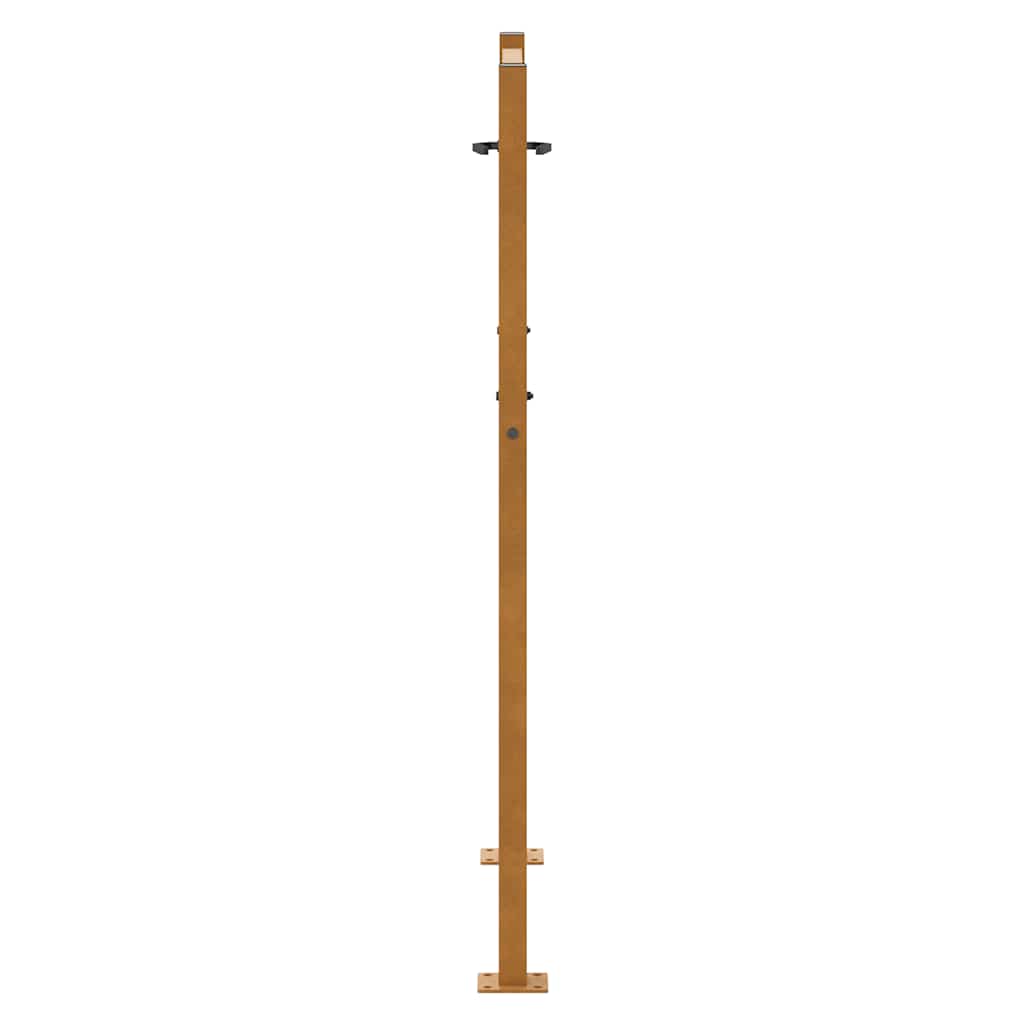 Hageport 100x125 cm værbestandig stållampedesign