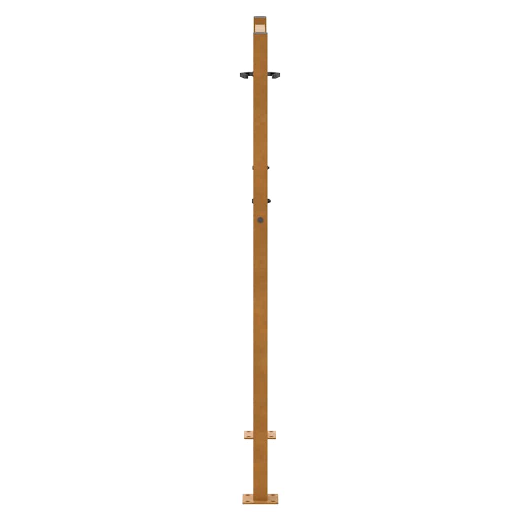Hageport 100x125 cm værbestandig stållampedesign