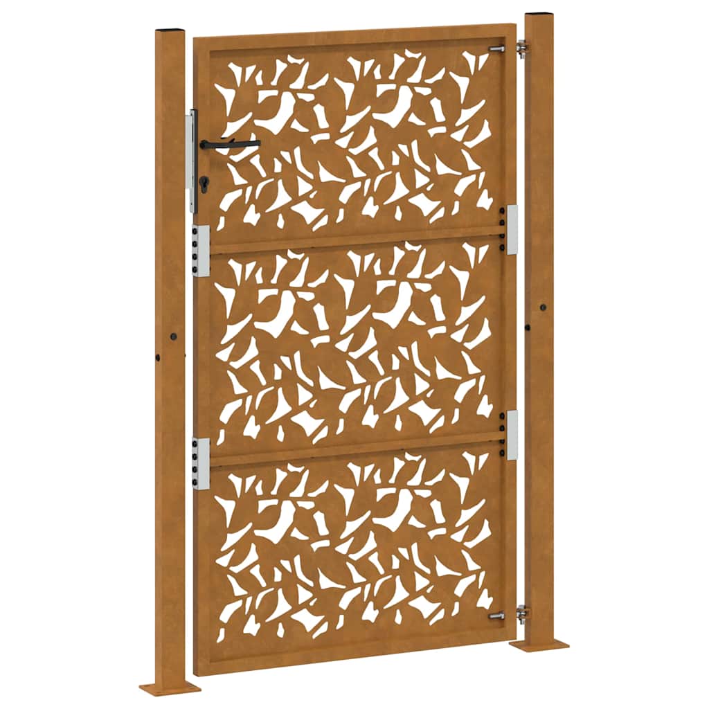 Hageport 100x150 cm værbestandig stålbladdesign
