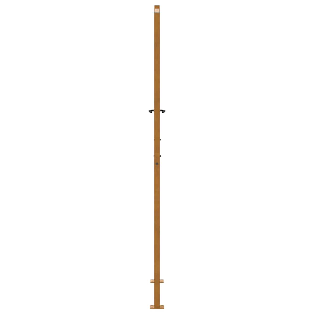 Hageport 100x200 cm værbestandig stålbladdesign