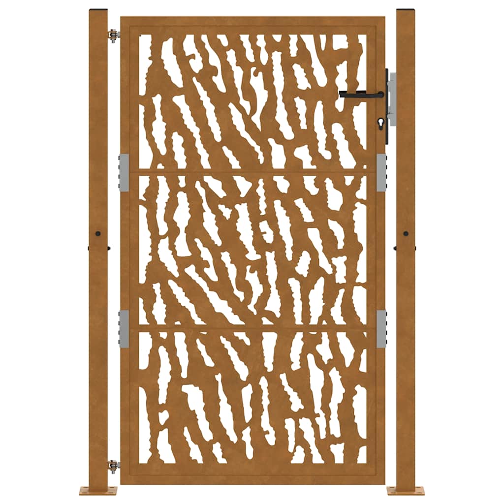 Hageport 100x150 cm værbestandig stålspordesign