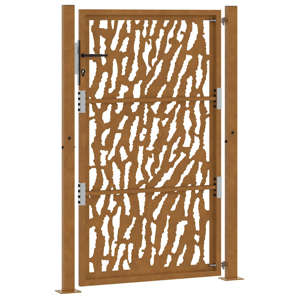 Hageport 100x150 cm værbestandig stålspordesign