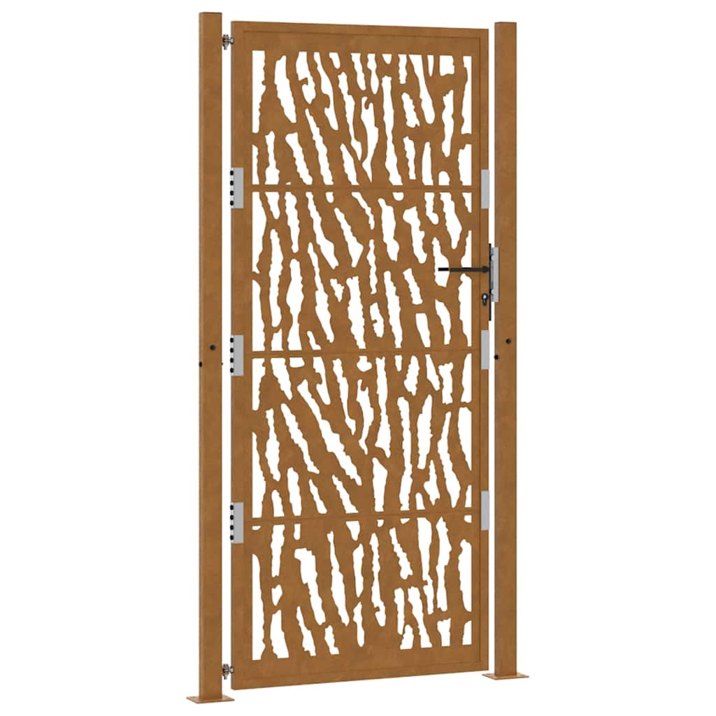 Hageport 100x200 cm værbestandig stålspordesign