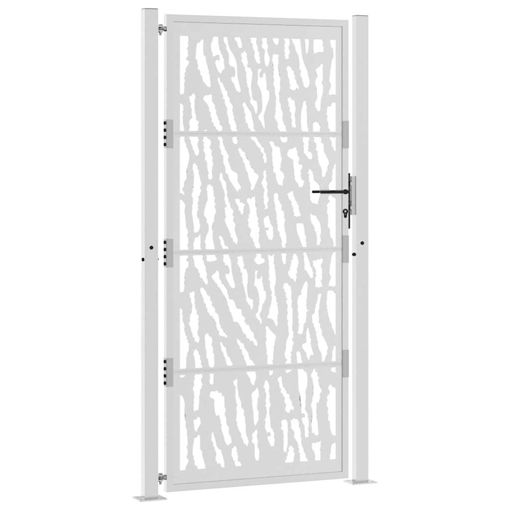 Hageport 100x200 cm værbestandig stålspordesign
