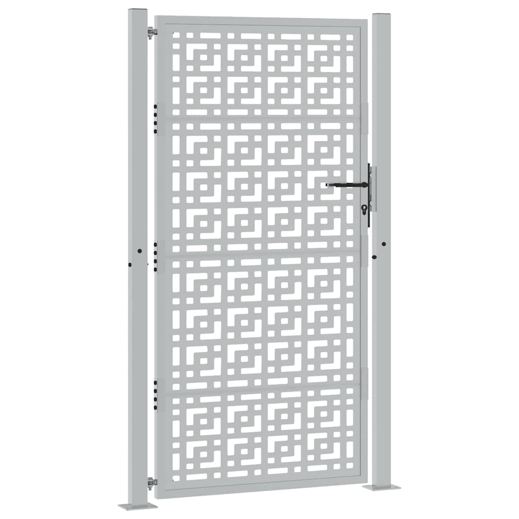 Hageport 100x175 cm værbestandig stålkorsdesign