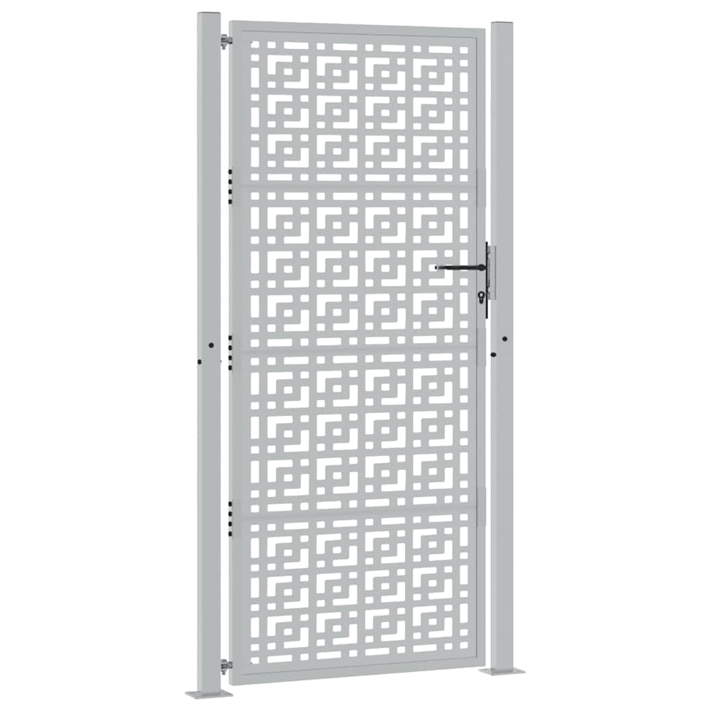 Hageport 100x200 cm værbestandig stålkorsdesign