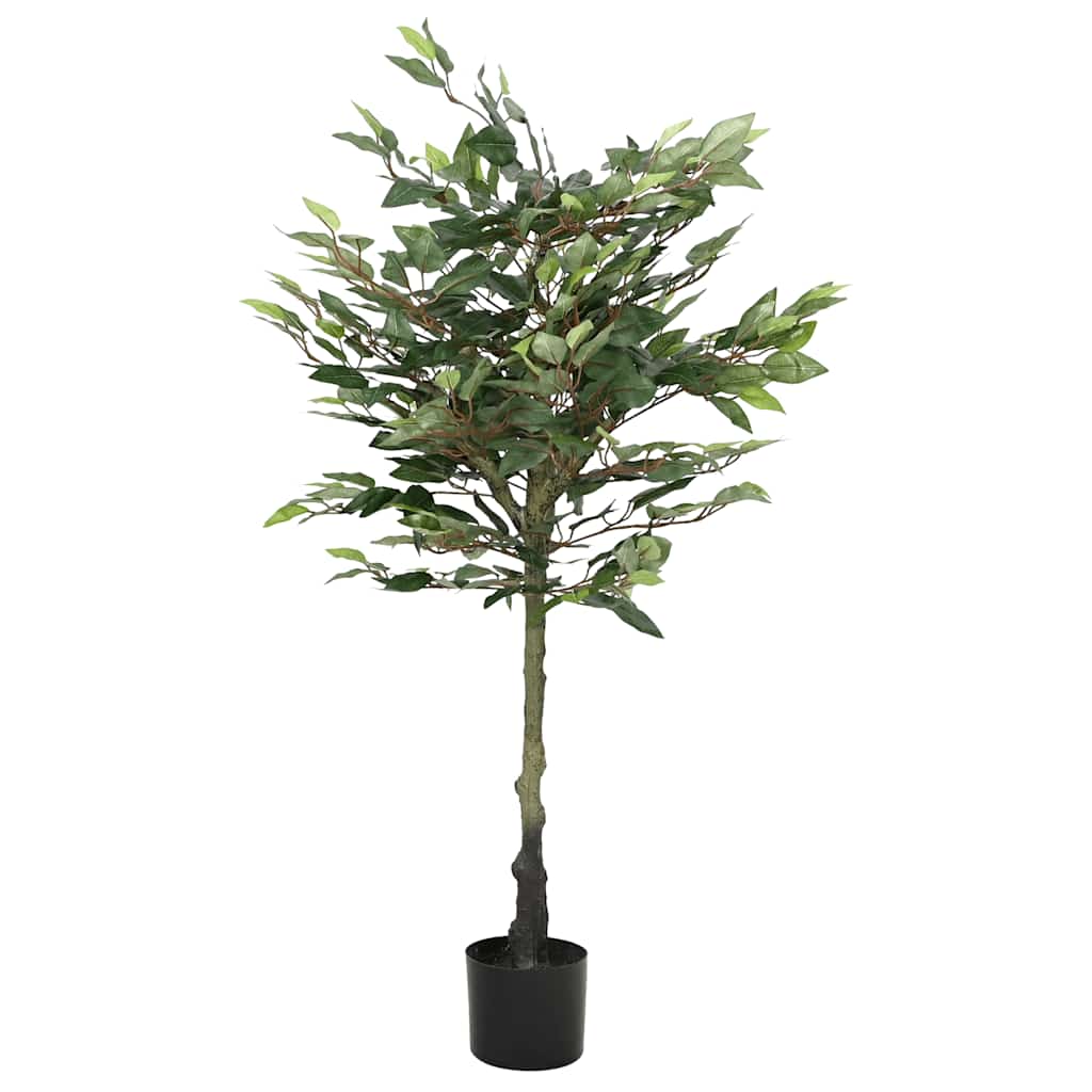 Kunstig fikentre 480 blader 130 cm grønn
