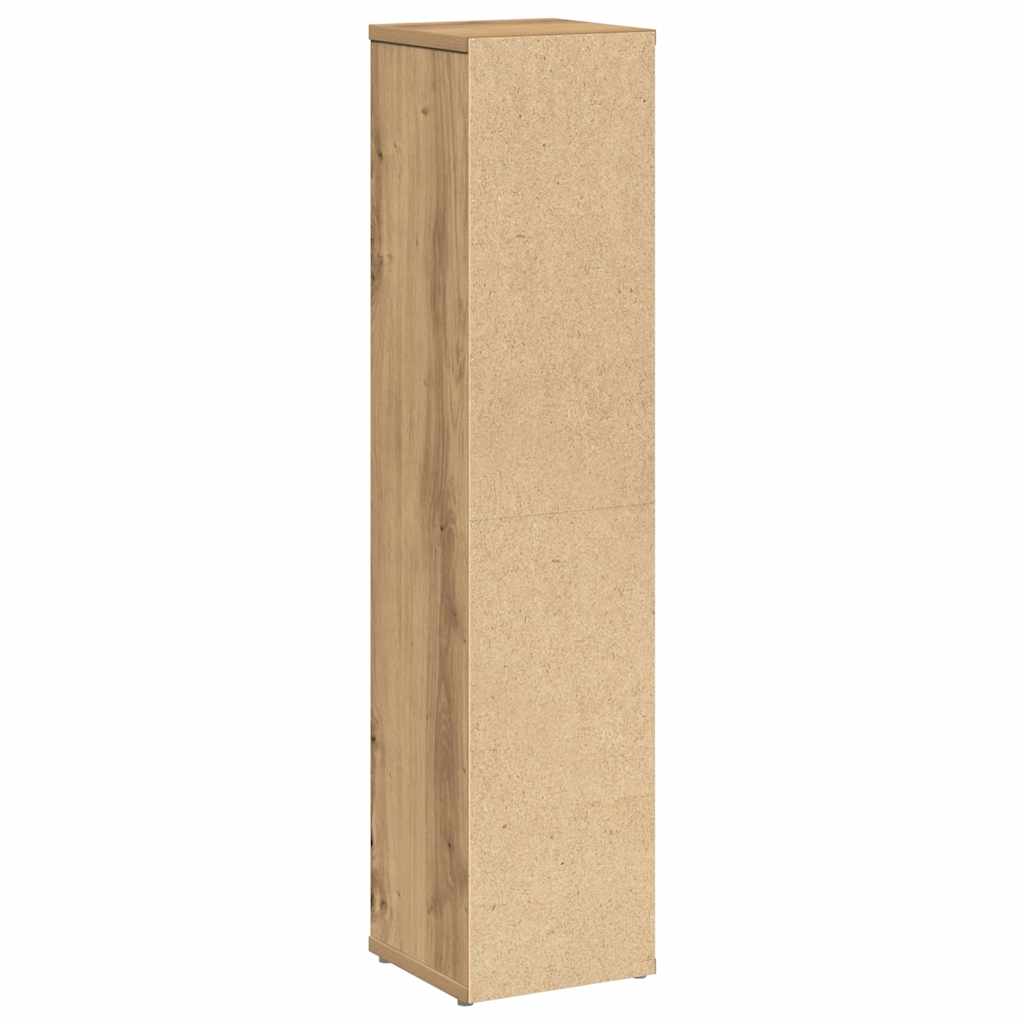 Baderomsskap med rulleholder artisan eik 20,5x20x90 cm