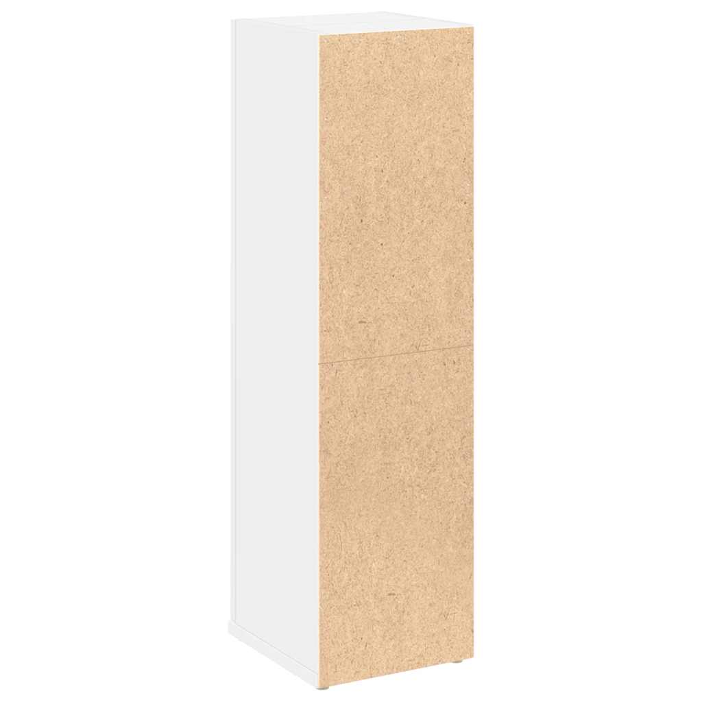 Baderomsskap med rulleholder hvit 20,5x22x72 cm