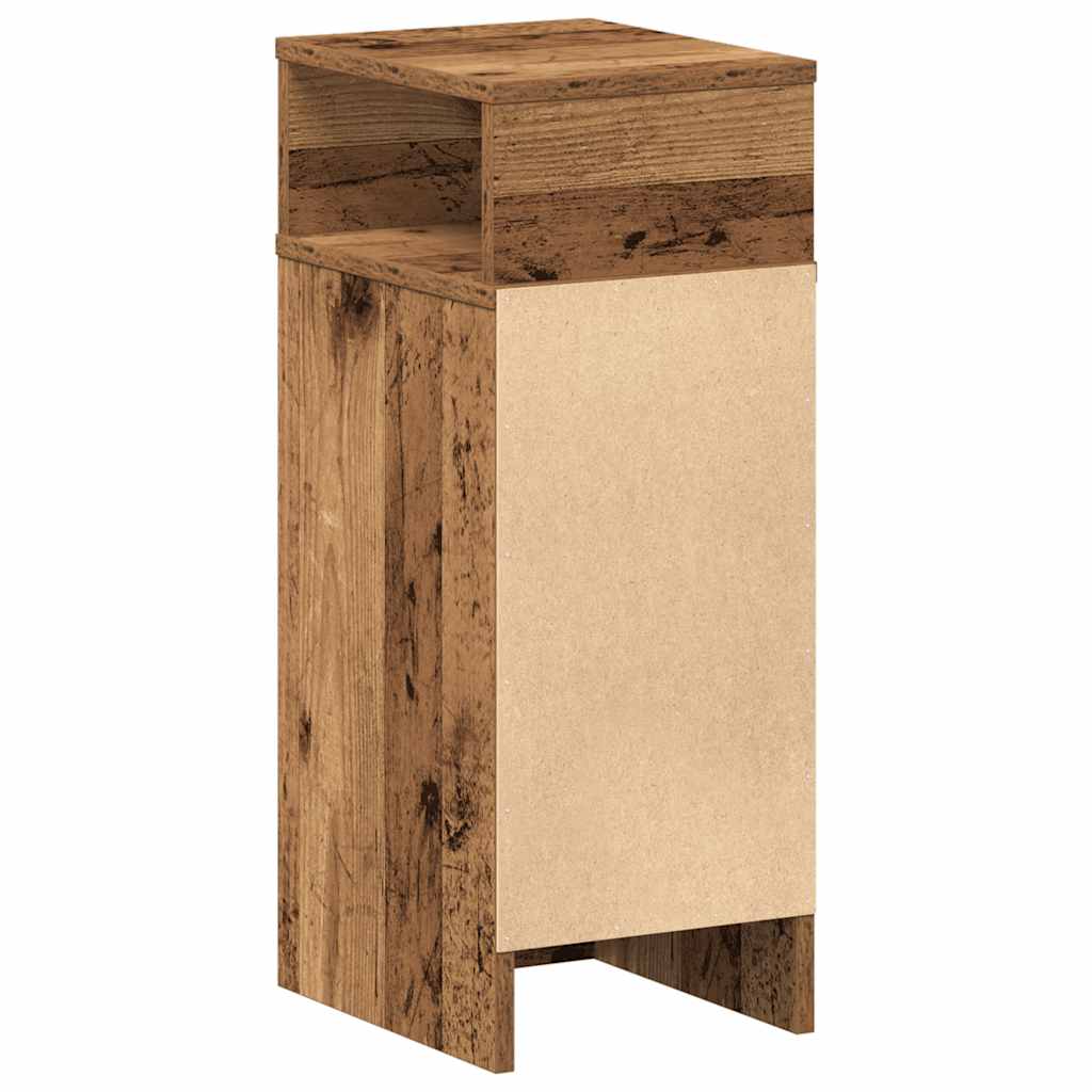 Nattbord 2 stk med skuff gammelt tre 25x31x66 cm vidaXL