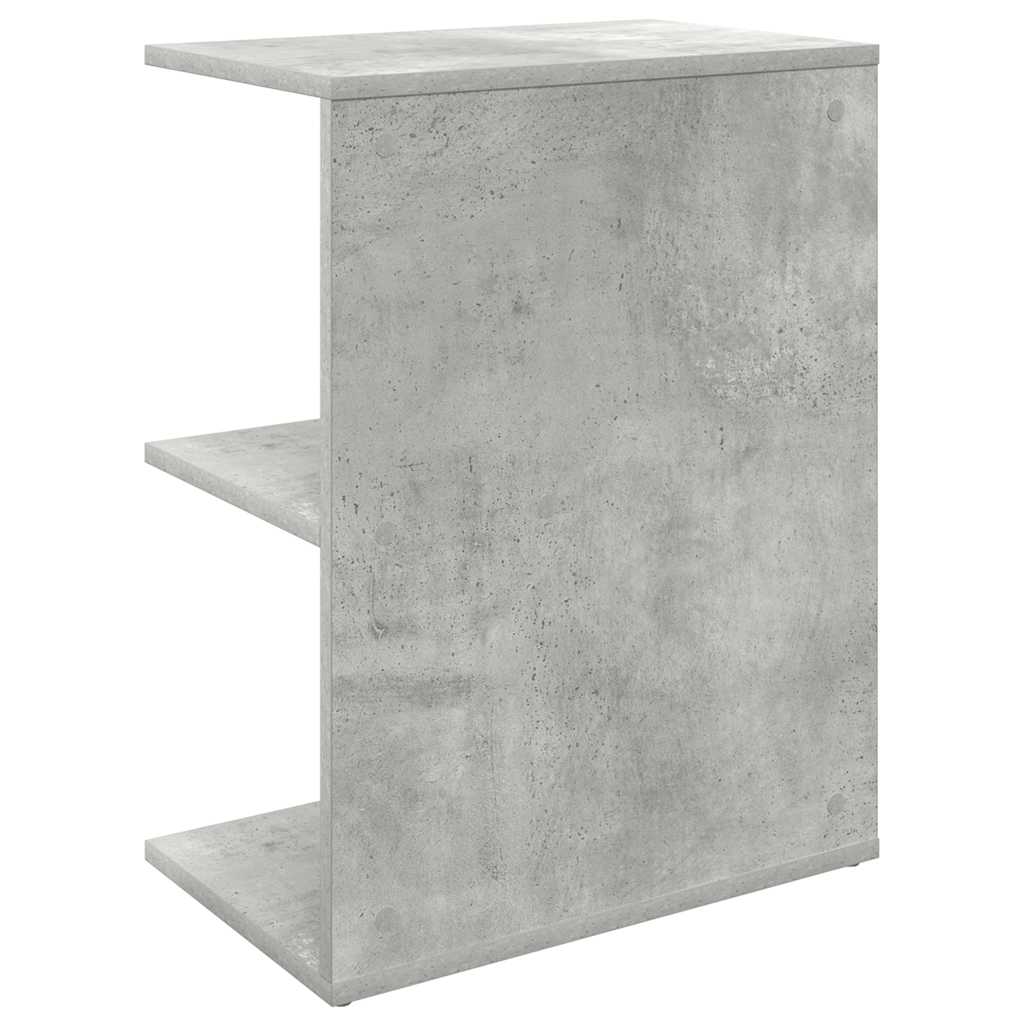 Nattbord betonggrå 46,5x29x61 cm konstruert tre