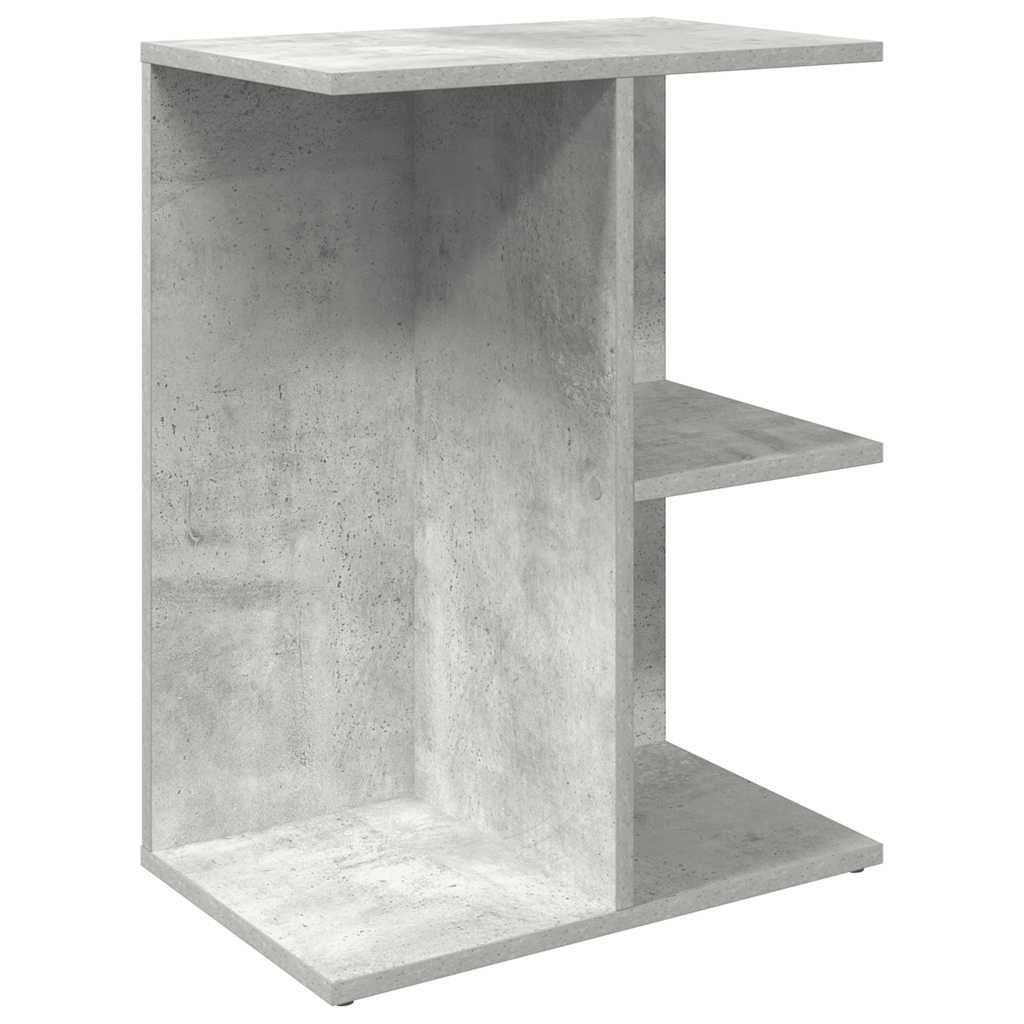 Nattbord 2 stk betonggrå 46,5x29x61 cm konstruert tre
