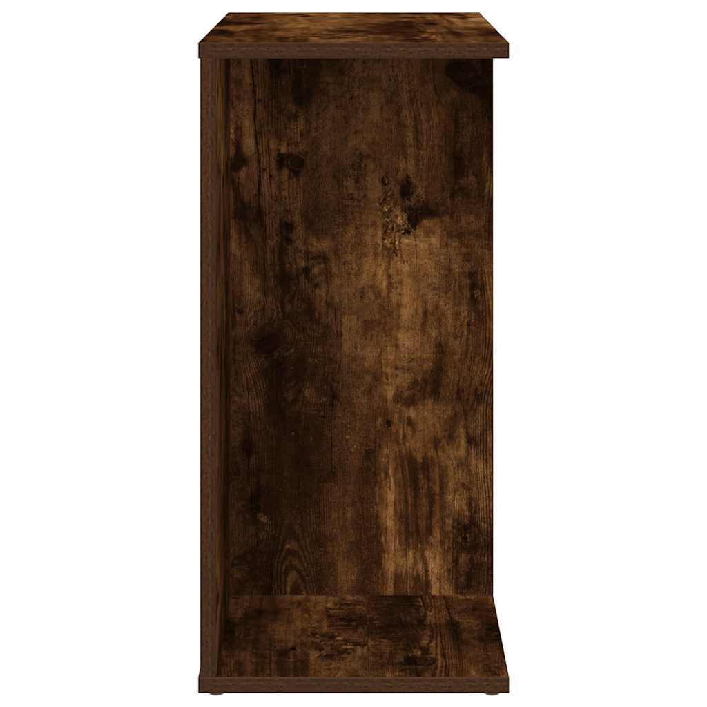 Nattbord 2 stk røkt eik 46,5x29x61 cm konstruert tre