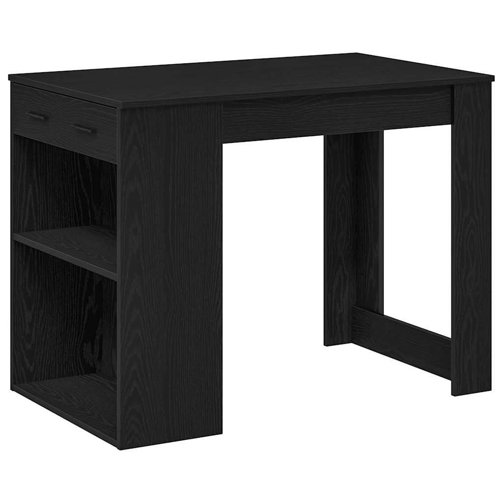 Skrivebord med skuff og hylle 102x62x77,5 cm konstruert tre