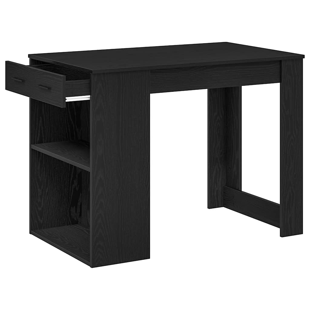 Skrivebord med skuff og hylle 102x62x77,5 cm konstruert tre