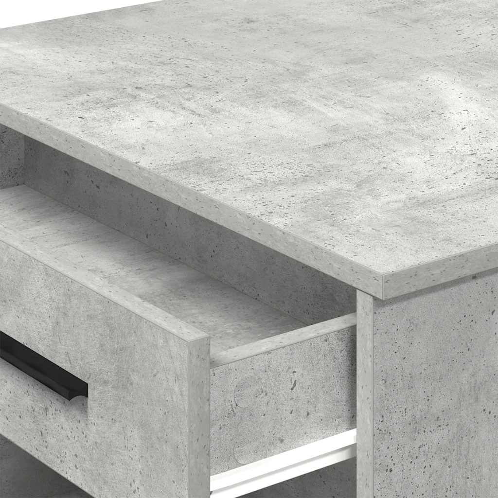 Skrivebord med skuff og hylle 102x62x77,5 cm konstruert tre